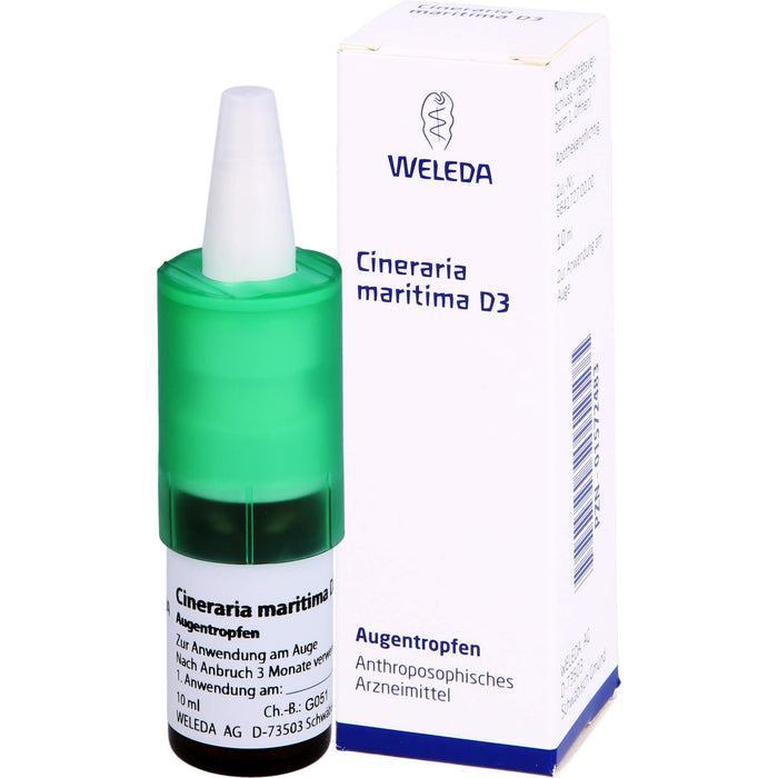 WELEDA Cineraria maritima D3 Augentropfen, 10 ml Solution