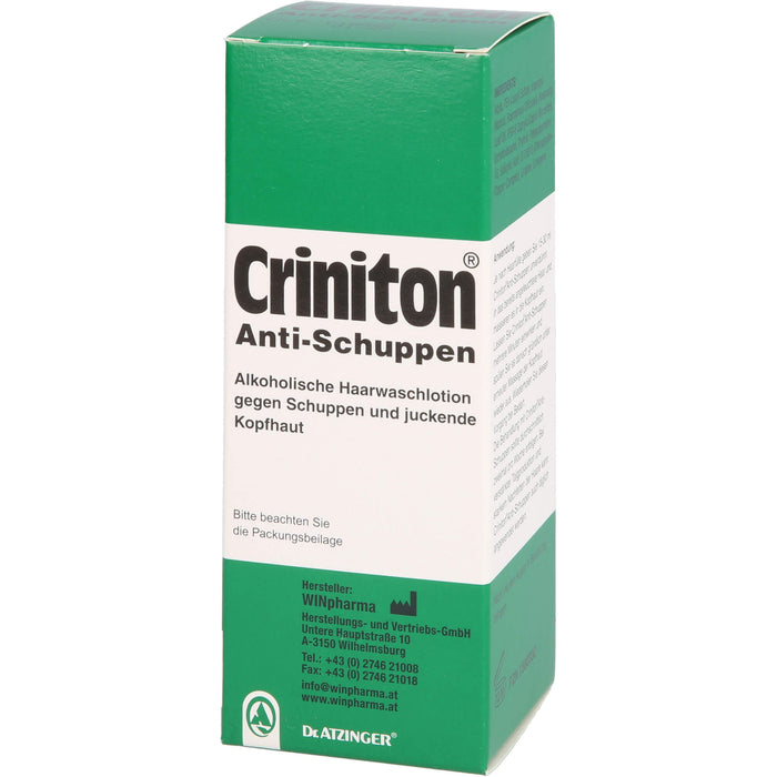 Criniton Anti-Schuppen Haarwaschlotion, 125 ml Solution