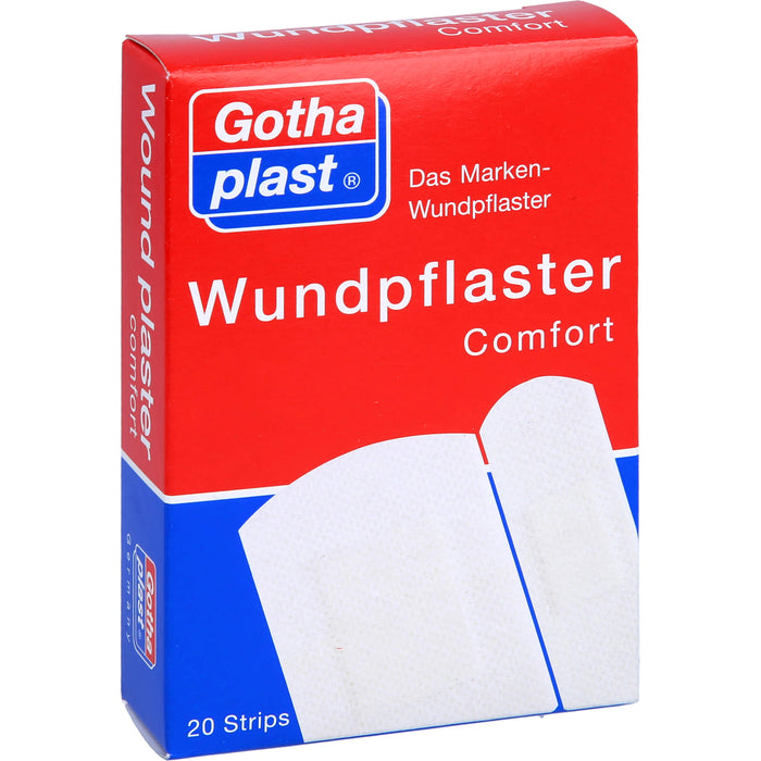 Gothaplast Wundpflaster Comfort Strips in 2 Größen, 20 St. Pflaster