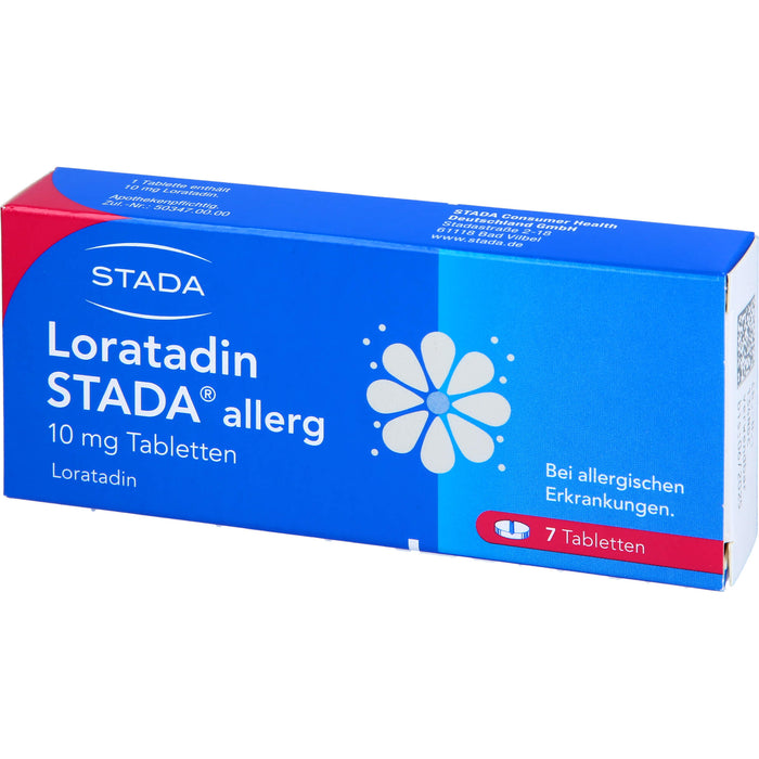 Loratadin STADA 10 mg Tabletten bei allergischen Erkrankungen, 7 St. Tabletten