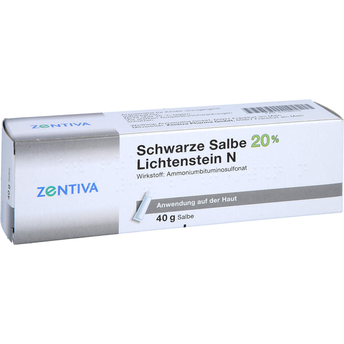 Schwarze Salbe 20% Lichtenstein N, 40 g Ointment