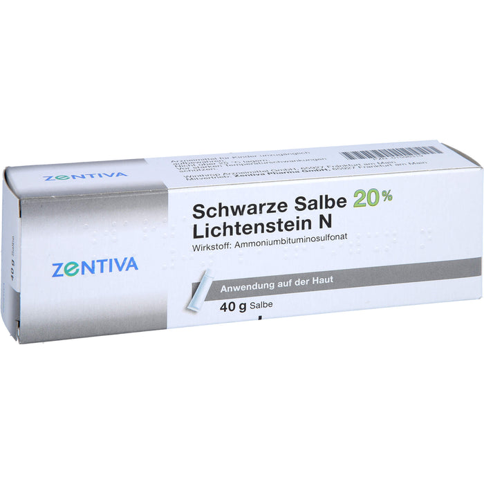 Schwarze Salbe 20% Lichtenstein N, 40 g Salbe