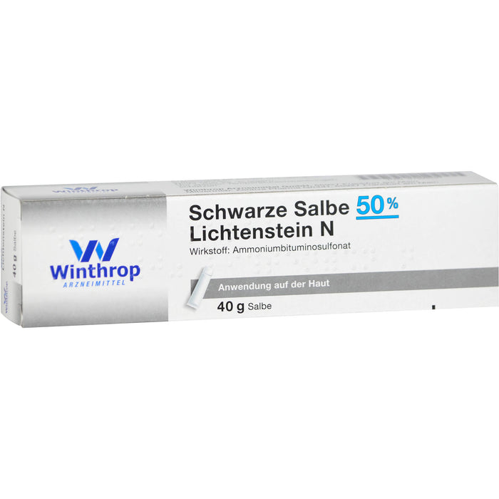 Schwarze Salbe 50% Lichtenstein N, 40 g Salbe