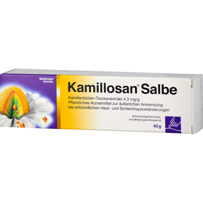 Kamillosan Salbe bei entzündlichen Haut- und Schleimhautveränderungen, 40 g Ointment