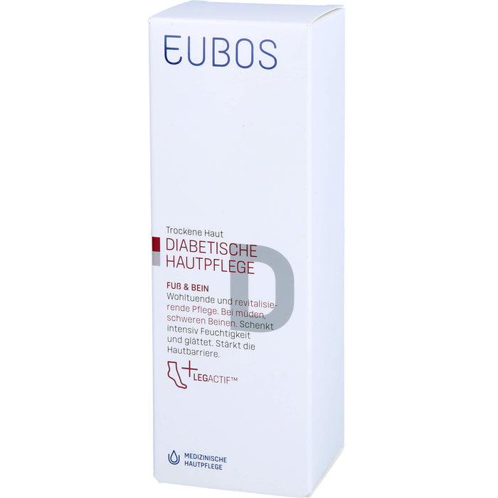 EUBOS Diabetische Haut Pflege Fuß + Bein, 100 ml Creme