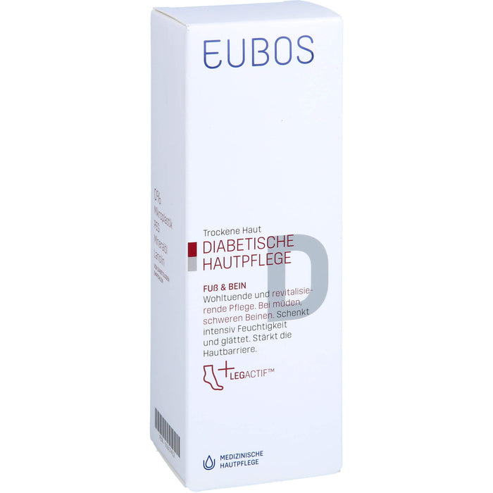 EUBOS Diabetische Haut Pflege Fuß + Bein, 100 ml Creme