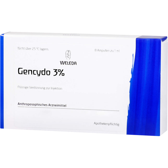 WELEDA Gencydo 3% Injektionslösung bei allergischen Erkrankungen, 8 pcs. Ampoules