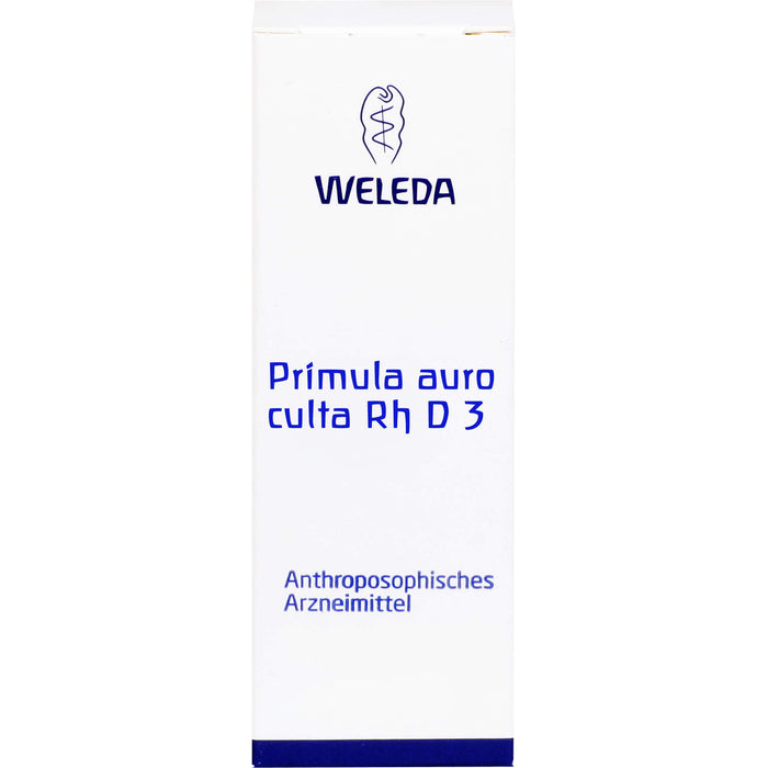 Primula Auro culta Rh D3 Weleda Dil., 20 ml DIL