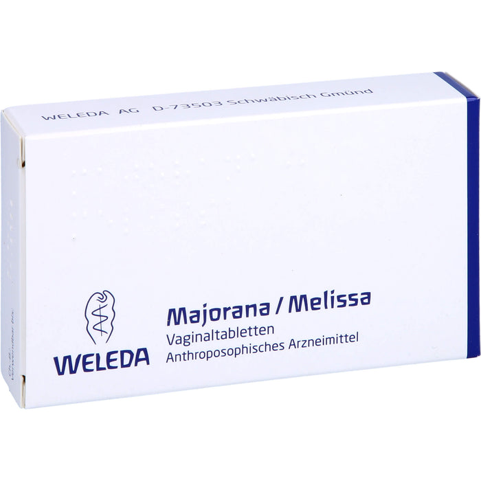 WELEDA Majorana / Melissa Vaginaltabletten, 10 pcs. Tablets