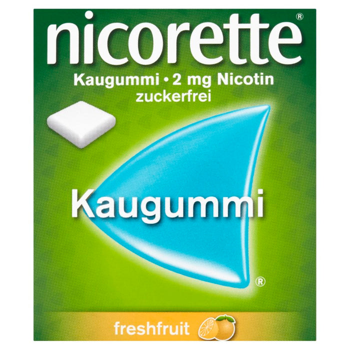 nicorette Kaugummi 2 mg Nicotin zuckerfrei freshfruit, 105 pcs. Chewing gum