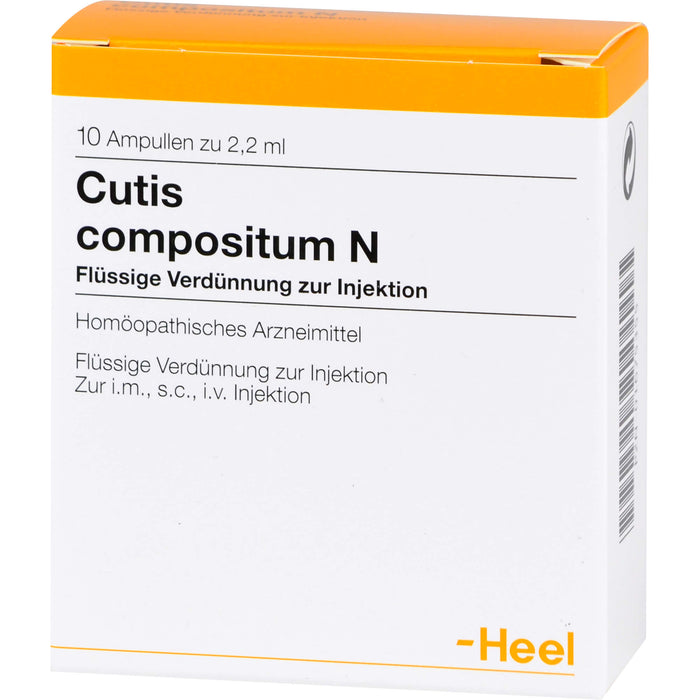 Heel Cutis compositum N Ampullen, 10 pc Ampoules