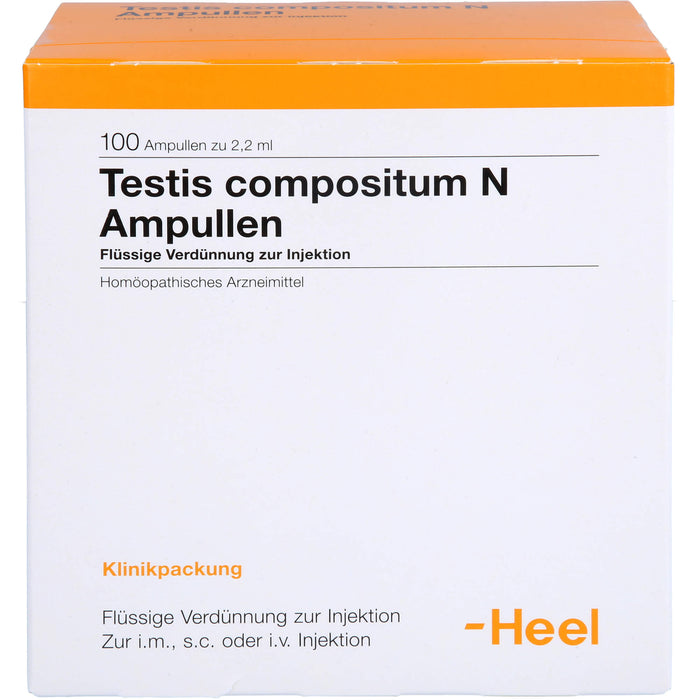 Testis compositum N flüssige Verdünnung, 100 St. Ampullen