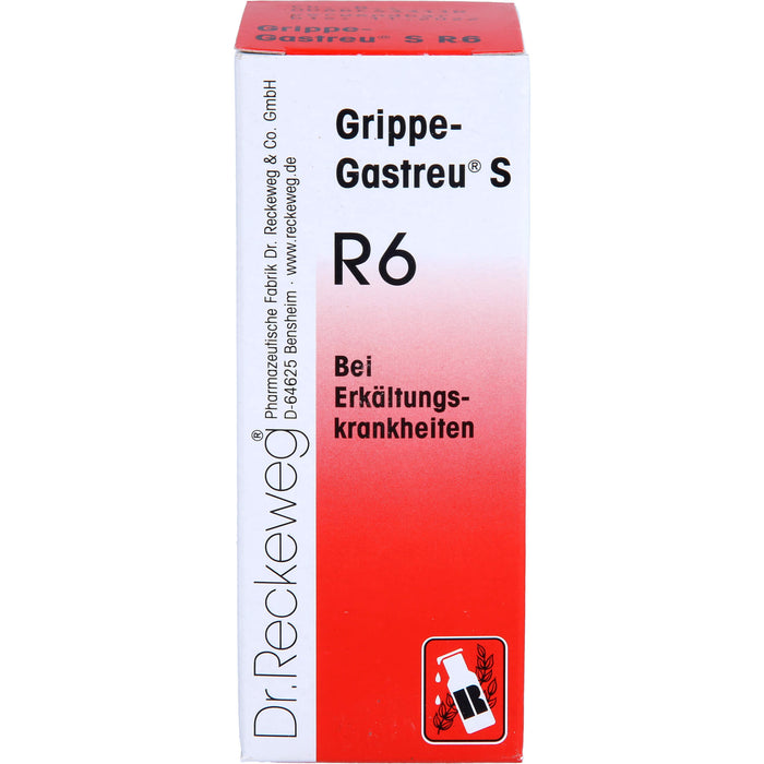 Dr.Reckeweg Grippe-Gastreu S R6 Tropfen bei Erkältungskrankheiten, 50 ml Lösung