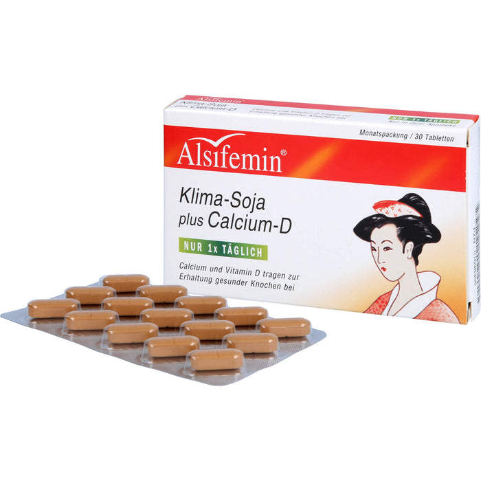 Alsifemin Klima-Soja plus Calcium-D Tabletten, 30 pc Tablettes