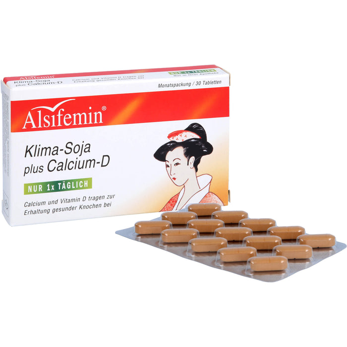 Alsifemin Klima-Soja plus Calcium-D Tabletten, 30 St. Tabletten