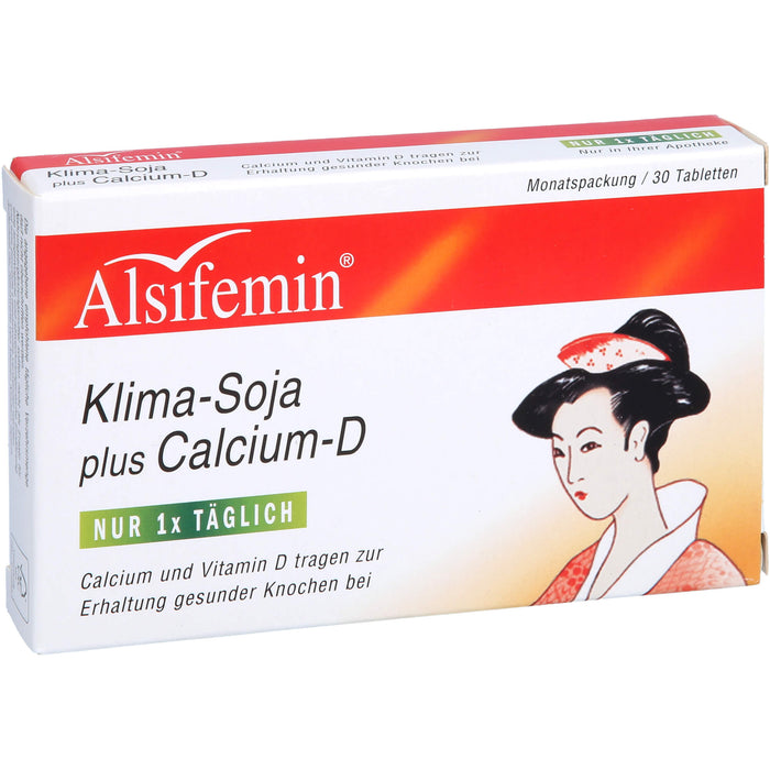 Alsifemin Klima-Soja plus Calcium-D Tabletten, 30 pc Tablettes