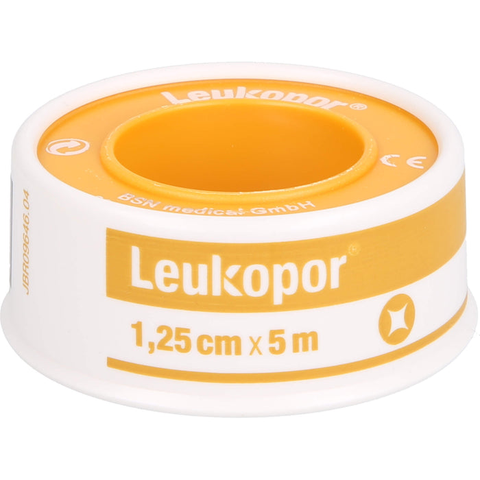 Leukopor 5 m x 1,25 cm Fixierpflaster, 1 St. Pflaster