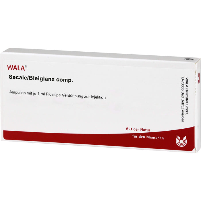 WALA Secale Bleiglanz comp. Ampullen, 10 pcs. Ampoules