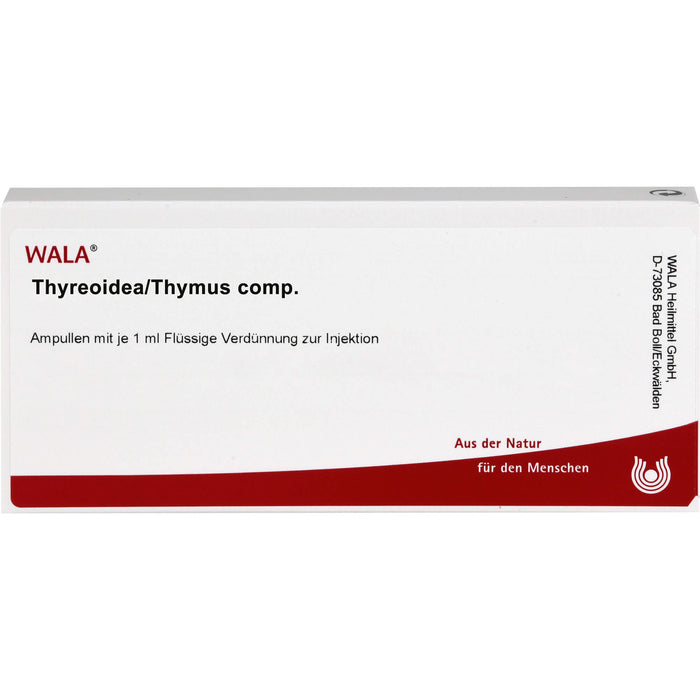 Thyreoidea/Thymus comp. Wala Ampullen, 10X1 ml AMP