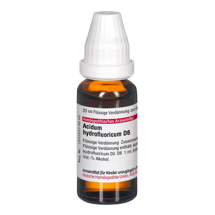 DHU Acidum hydrofluoricum D6 Dilution, 20 ml Lösung