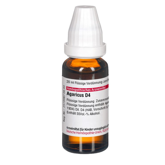 DHU Agaricus D4 Dilution, 20 ml Lösung