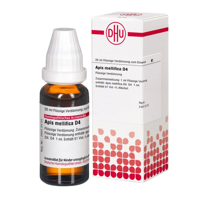 DHU Apis mellifica D4 Dilution, 20 ml Lösung