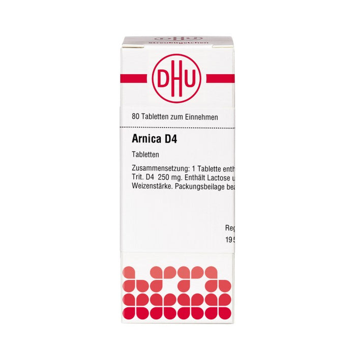 DHU Arnica D4 Tabletten, 80 pc Tablettes