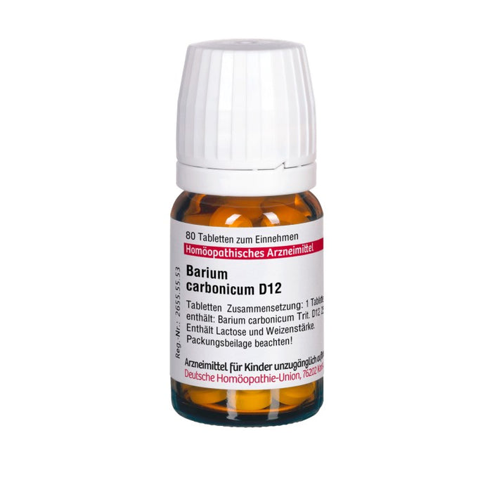 Barium carbonicum D12 DHU Tabletten, 80 St. Tabletten