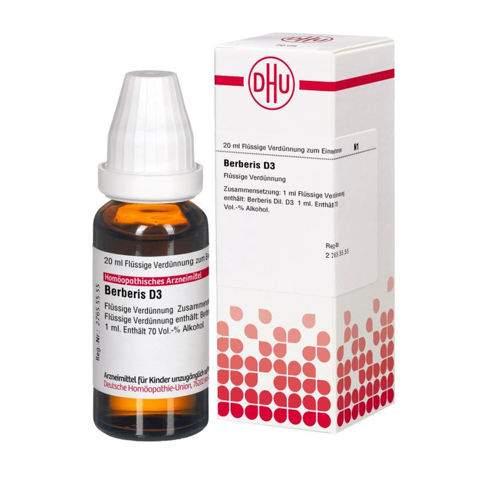 Berberis D3 DHU Dilution, 20 ml Lösung