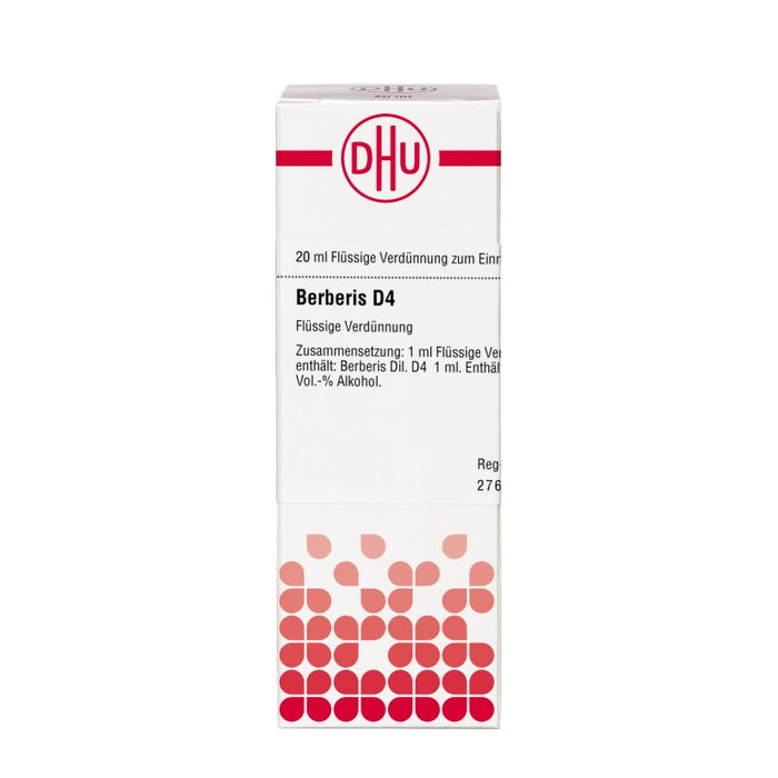 DHU Berberis D4 Dilution, 20 ml Lösung