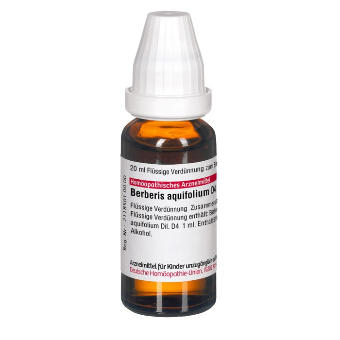 DHU Berberis aquifolium D4 Dilution, 20 ml Lösung