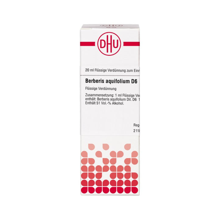 Berberis aquifolium D6 DHU Dilution, 20 ml Lösung