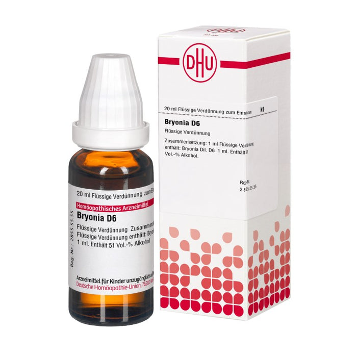 DHU Bryonia D6 Dilution, 20 ml Lösung