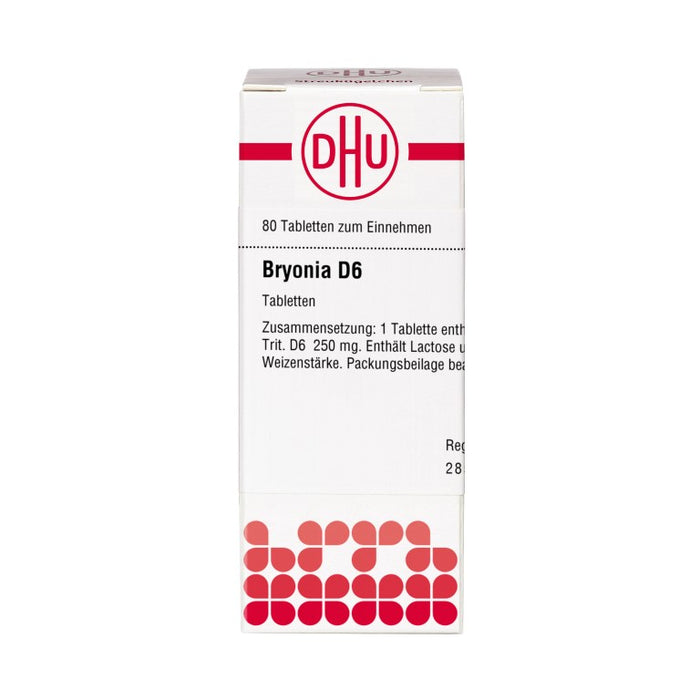 DHU Bryonia D6 Tabletten, 80 pc Tablettes