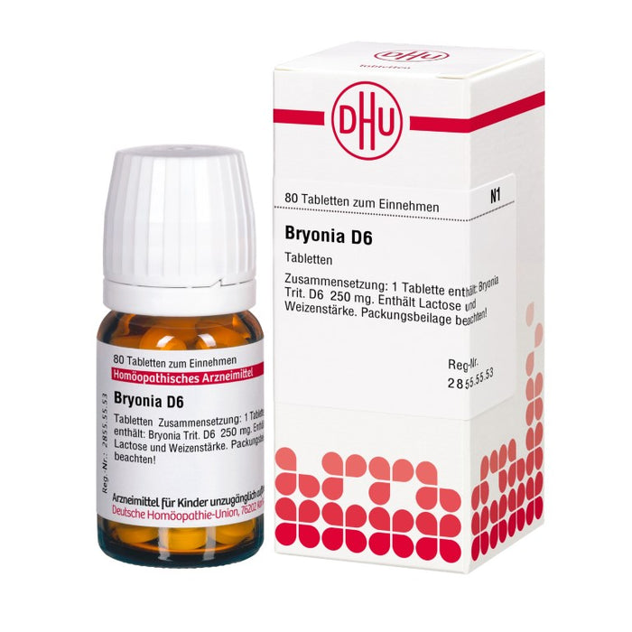 DHU Bryonia D6 Tabletten, 80 St. Tabletten