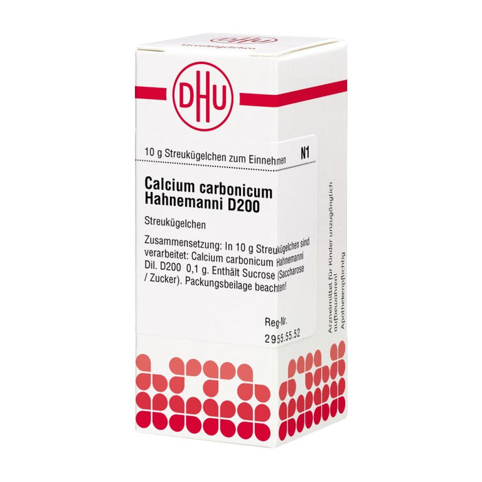 DHU Calcium carbonicum Hahnemanni D200 Streukügelchen, 10 g Globuli