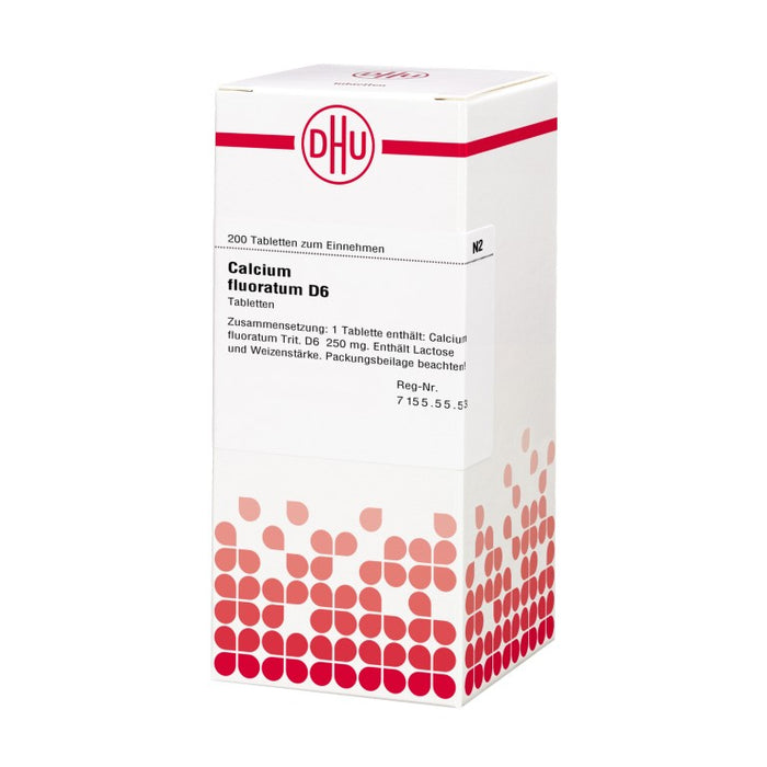 DHU Calcium fluoratum D6 Tabletten, 200 St. Tabletten