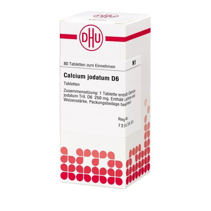 DHU Calcium jodatum D6 Tabletten, 80 pcs. Tablets