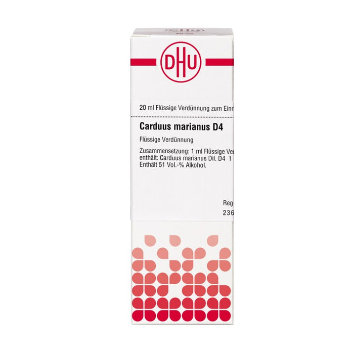 DHU Carduus marianus D4 Dilution, 20 ml Lösung