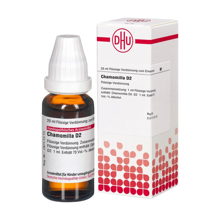 DHU Chamomilla D2 Dilution, 20 ml Lösung