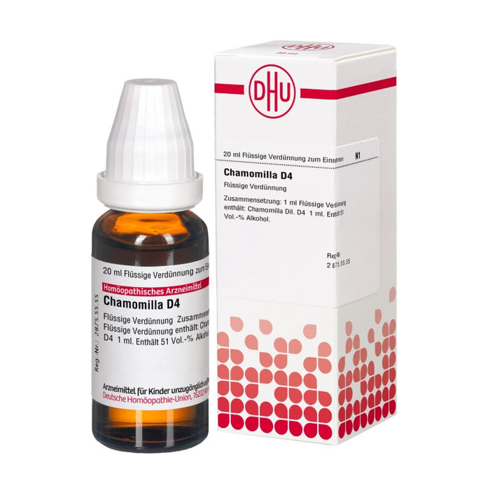 DHU Chamomilla D4 Dilution, 20 ml Lösung