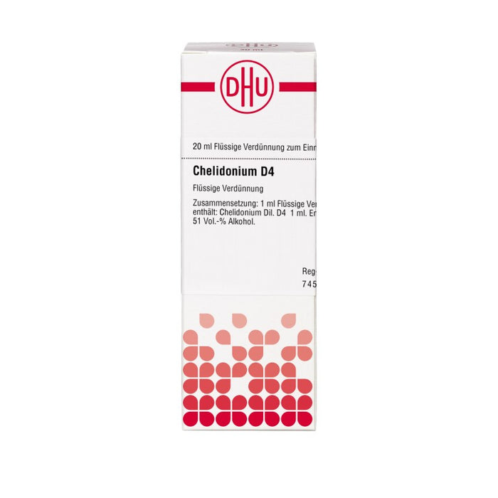 DHU Chelidonium D4 Dilution, 20 ml Lösung