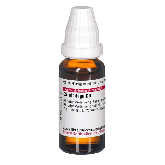 Cimicifuga D3 DHU Dilution, 20 ml Lösung