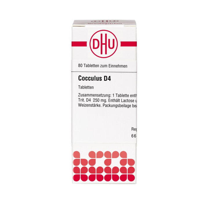 DHU Cocculus D4 Tabletten, 80 St. Tabletten