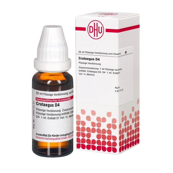 DHU Crataegus D4 Dilution, 20 ml Lösung