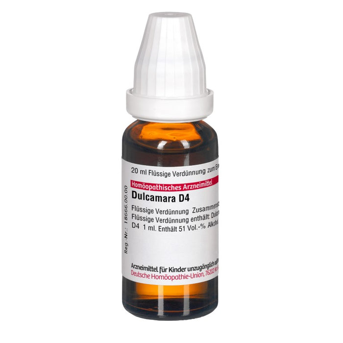 Dulcamara D4 DHU Dilution, 20 ml Lösung