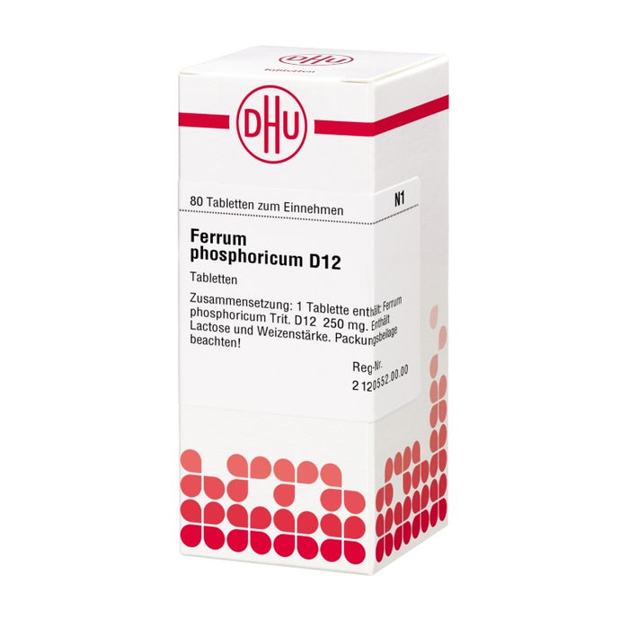 DHU Ferrum phosphoricum D12 Tabletten, 80 pc Tablettes