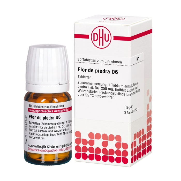 Flor de Piedra D6 DHU Tabletten, 80 St. Tabletten