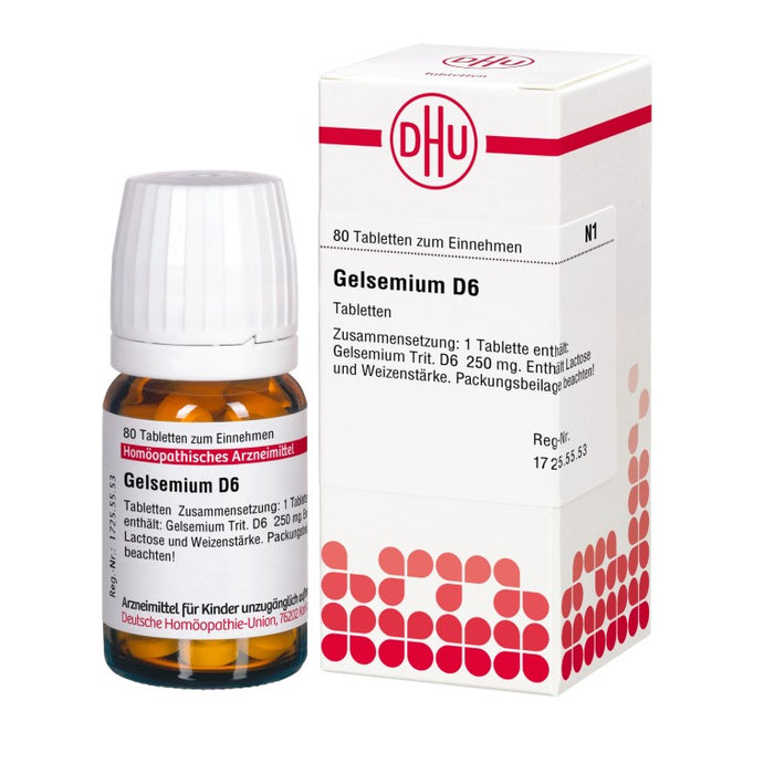 DHU Gelsemium D6 Tabletten, 80 pcs. Tablets