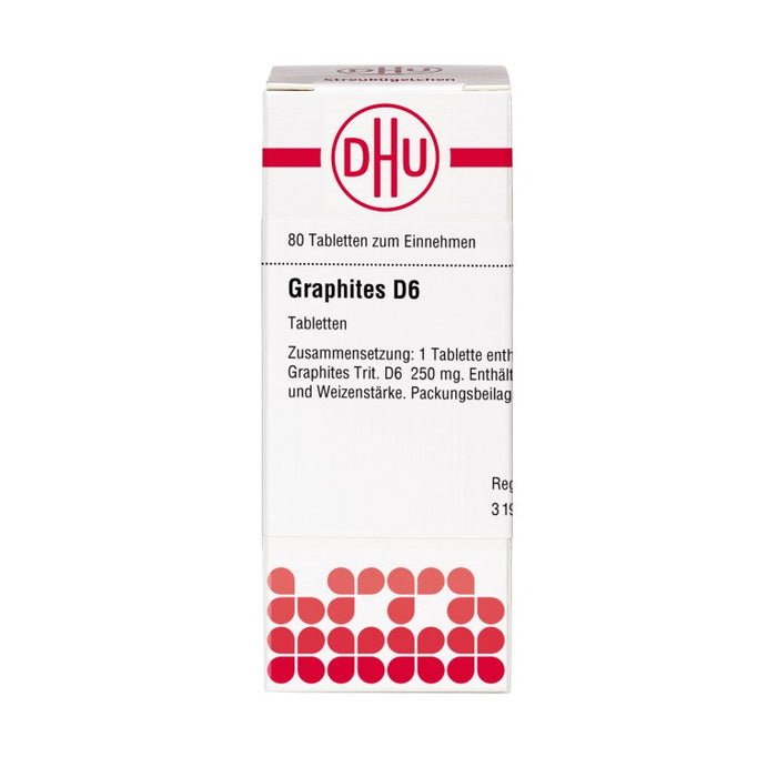 DHU Graphites D6 Tabletten, 80 pc Tablettes